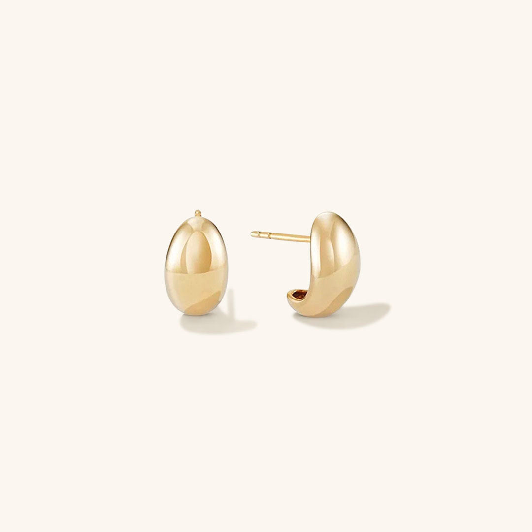 Celeste Gold Huggie Earrings