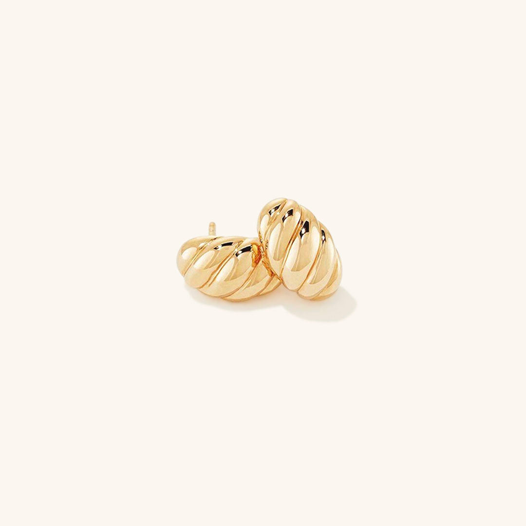 Croissant Huggie Earrings