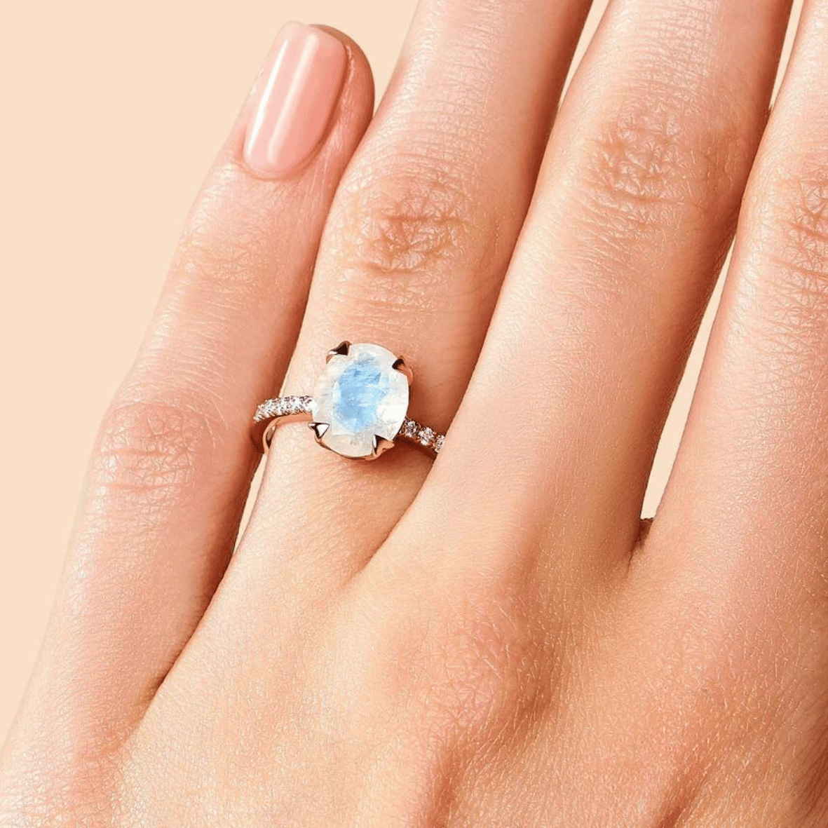 MoonStone Ring