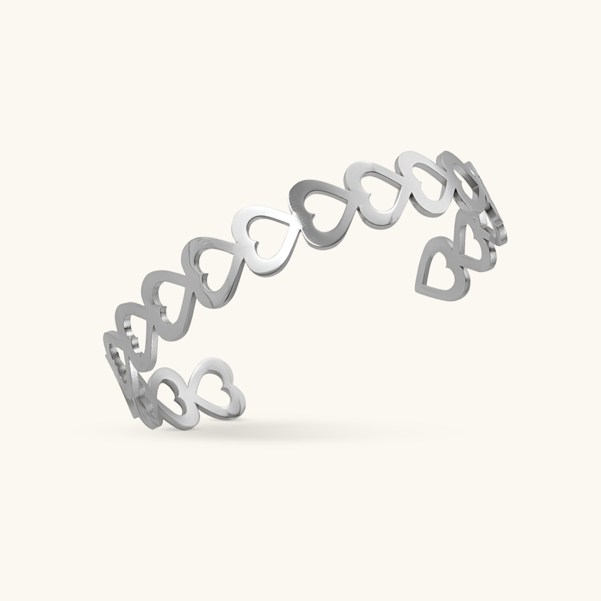 Adored Bangle Bracelet - Silver