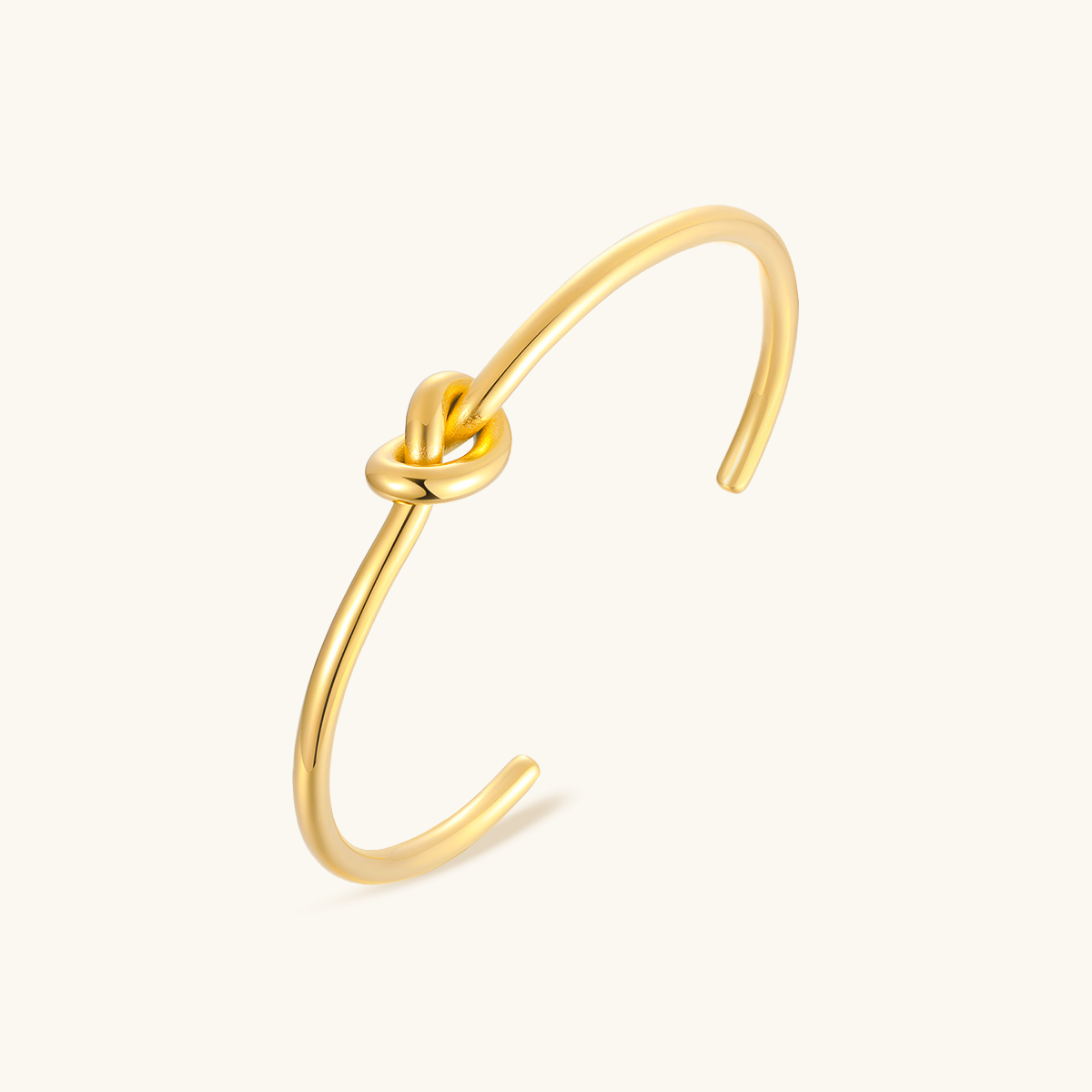 Barbed Wire Bangle Bracelet - Gold