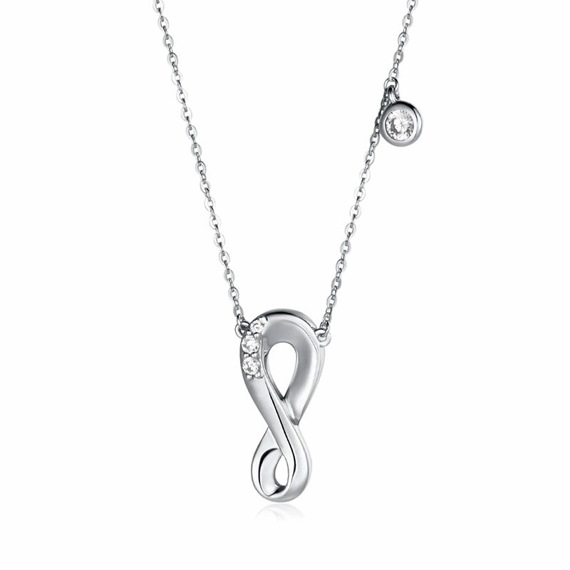 Infinite Love Moissanite Pendant Necklace