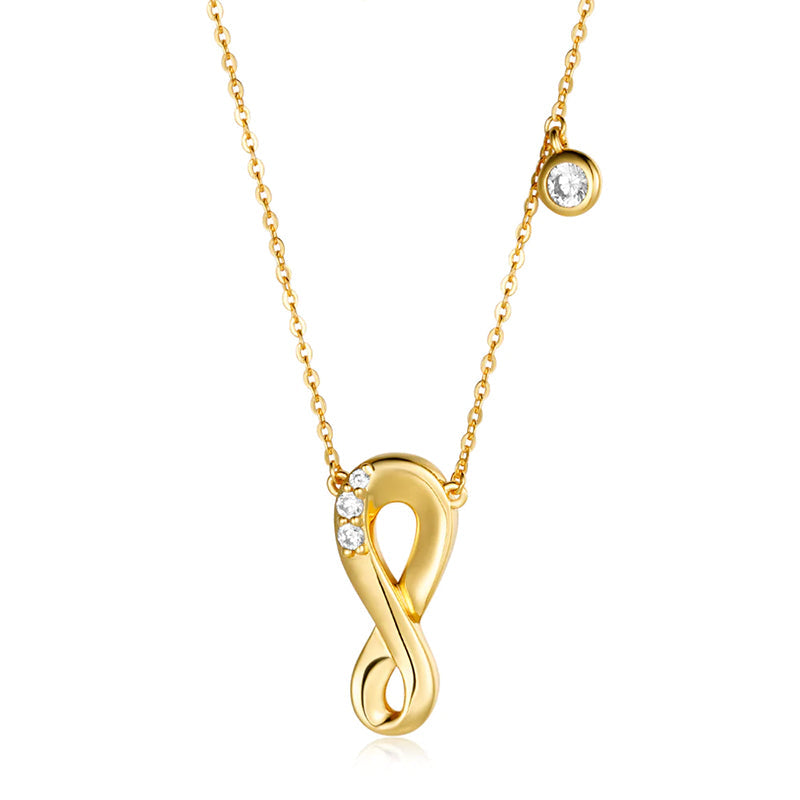 Infinite Love Moissanite Pendant Necklace