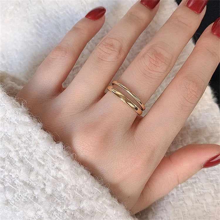 Olivia Layered Gold Ring