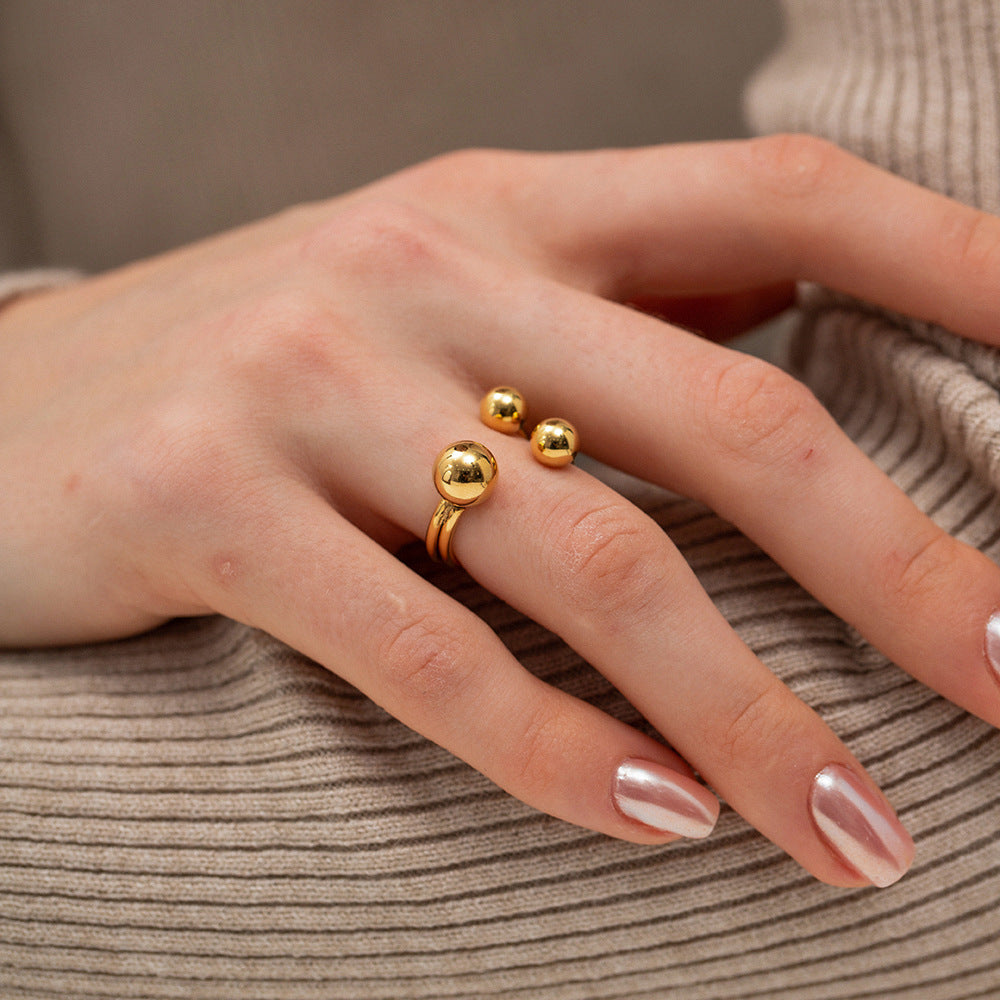 Petunia's Orbit Gold Ring