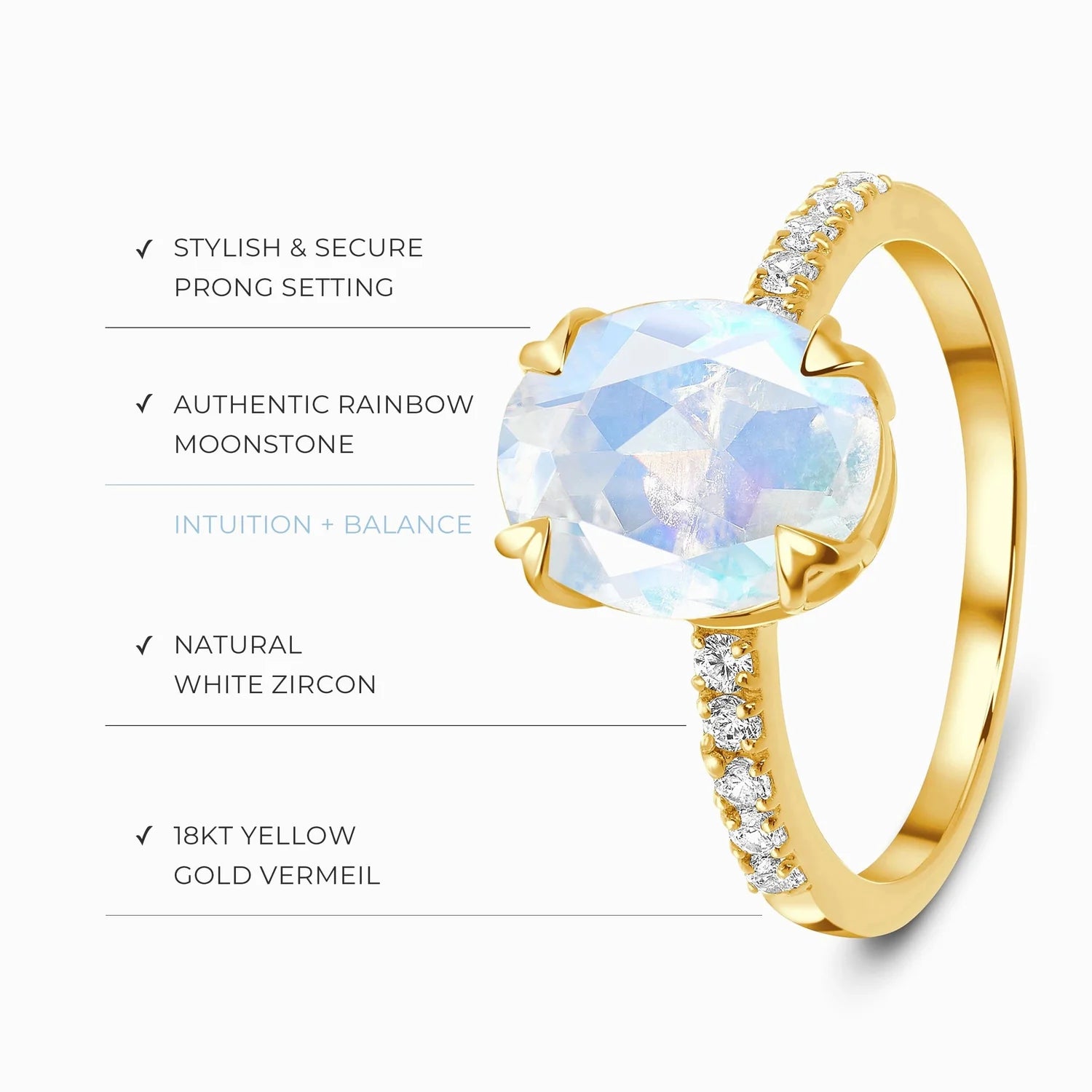 MoonStone Ring